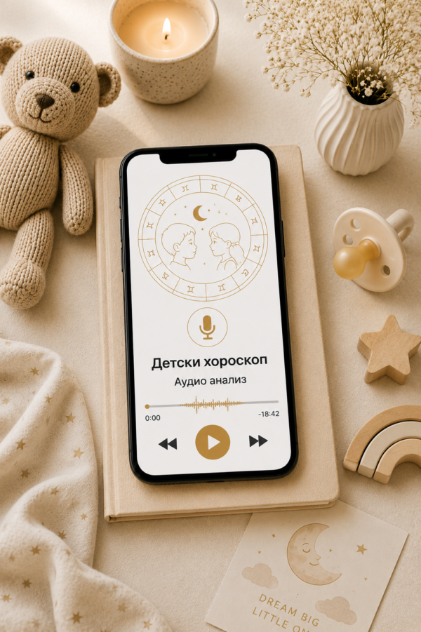 Детски хороскоп – персонален аудио астрологичен анализ за дете с натална карта и анализ на характера