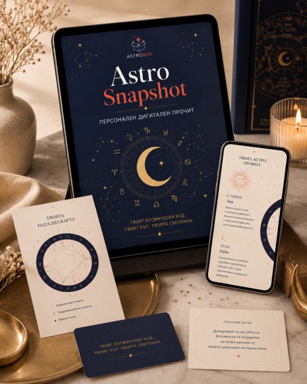 Astro Snapshot астрологичен прочит на натална карта в PDF формат